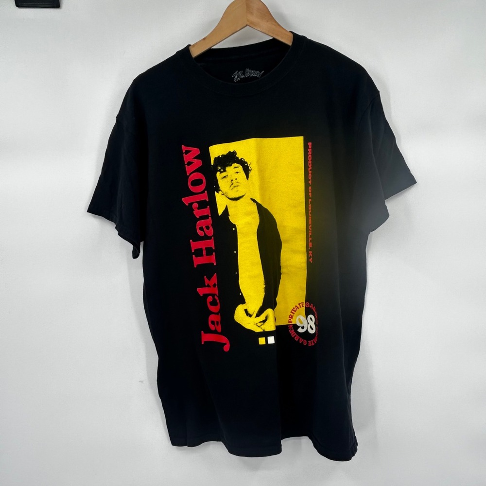 Jack Harlow Private Garden 98 Graphic T Shirt‎ Black Size L
